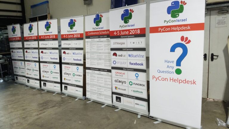Roll-up Display — רולאפ לתערוכות וכנסים